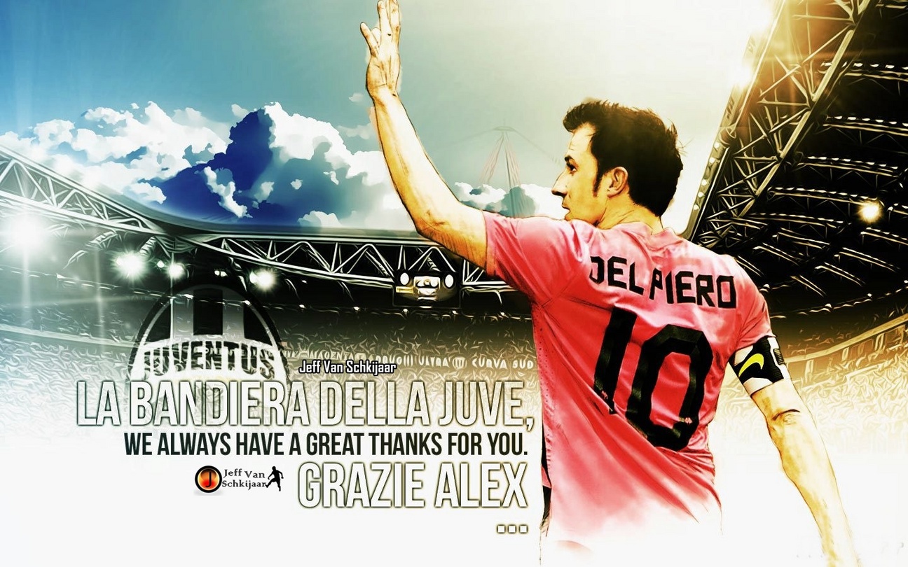 Alex Del Piero Juventus Legend Wallpaper