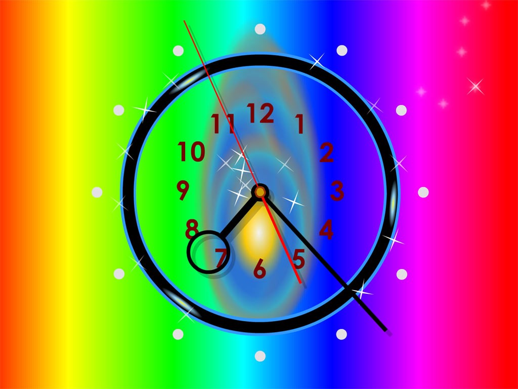 Colourful Clock