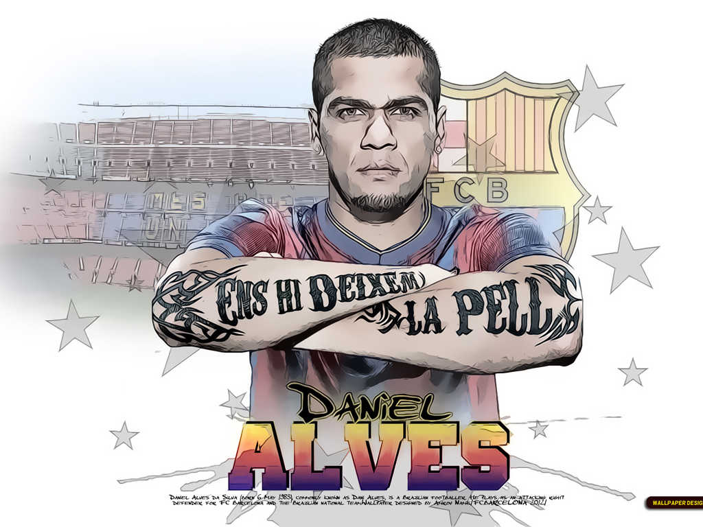 Daniel Alves Barcelona 2013 wallpapers
