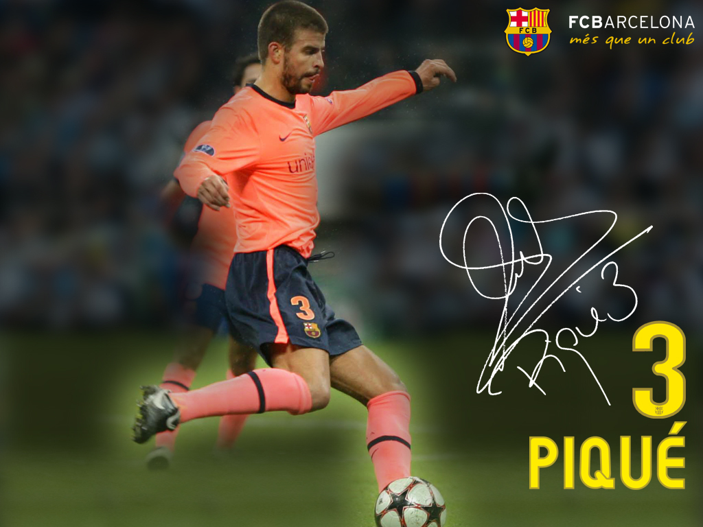 Gerard Pique FC Barcelona 2013