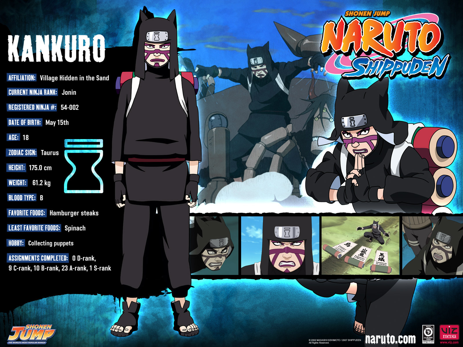 Kankuro Naruto Shippuden HD Wallpaper