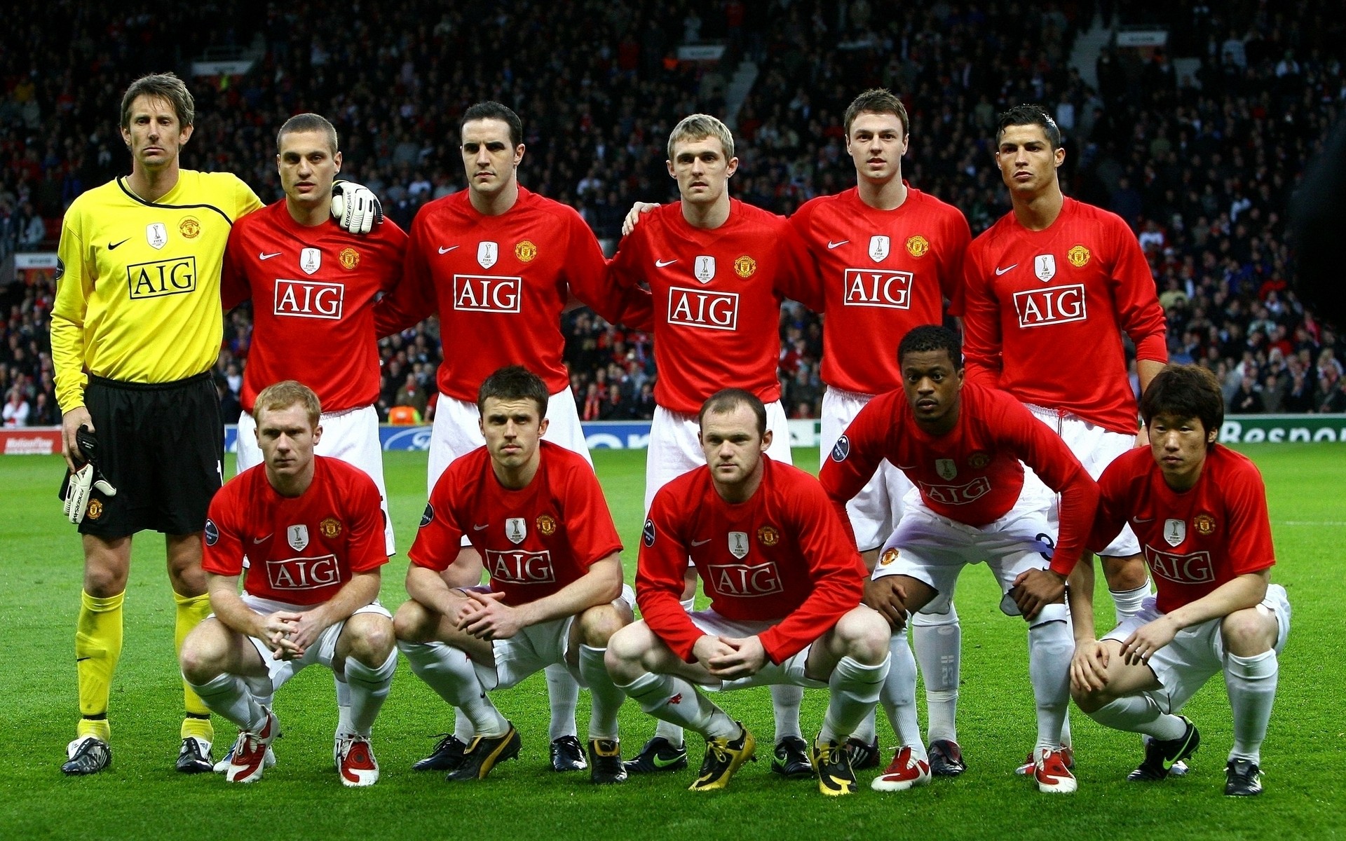 Description: Manchester United FC Squad is a hi res Wallpaper for pc 