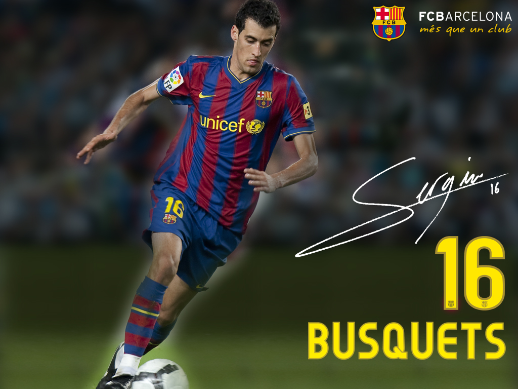 Sergio Busquets FC Barcelona 2013