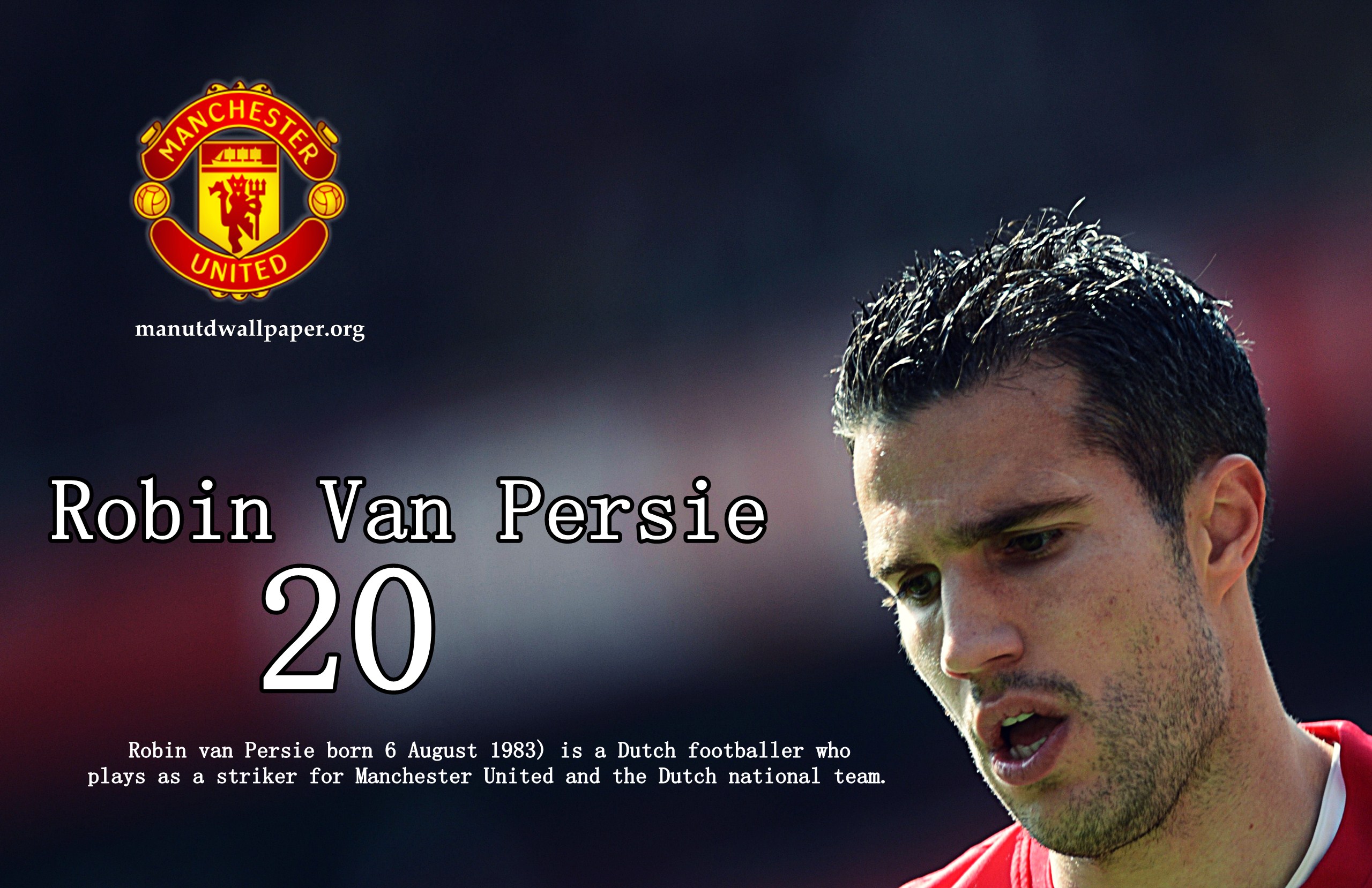 Description: Robin Van Persie Manchester United Wallpaper is a hi res 