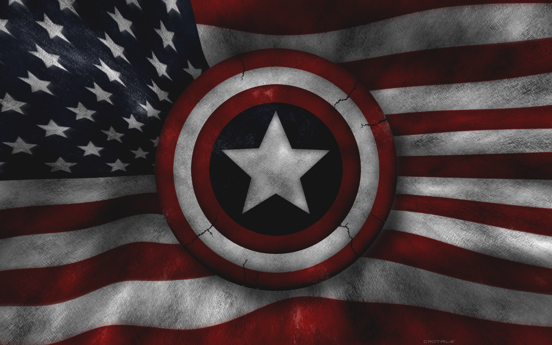 Captain America Logo Wallpaper  Wallpup.com