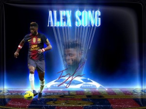 Alex Song Barcelona Wallpaper