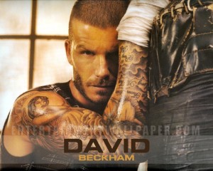 David Beckham Tatto Wallpaper