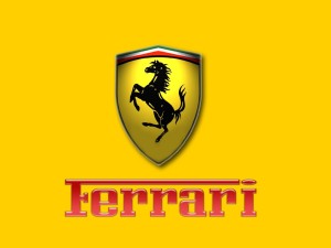 Ferrari Yellow Logo Wallpaper
