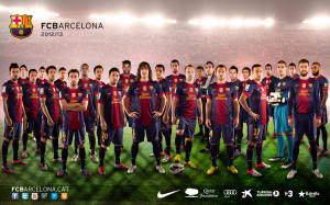 First Team Barcelona 2013 Wallpaper