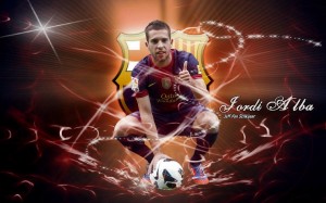 Jordi Alba FC Barcelona 2012-2013 Wallpaper