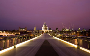 Millennium Bridge London Wallpaper