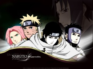Naruto,Azuma,Sakura,Sai Wallpaper