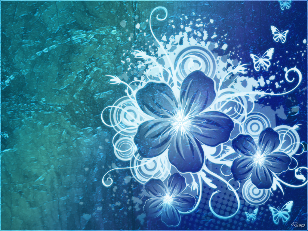 Blue Flower HD Wallpaper