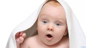 Cute Baby In Towel