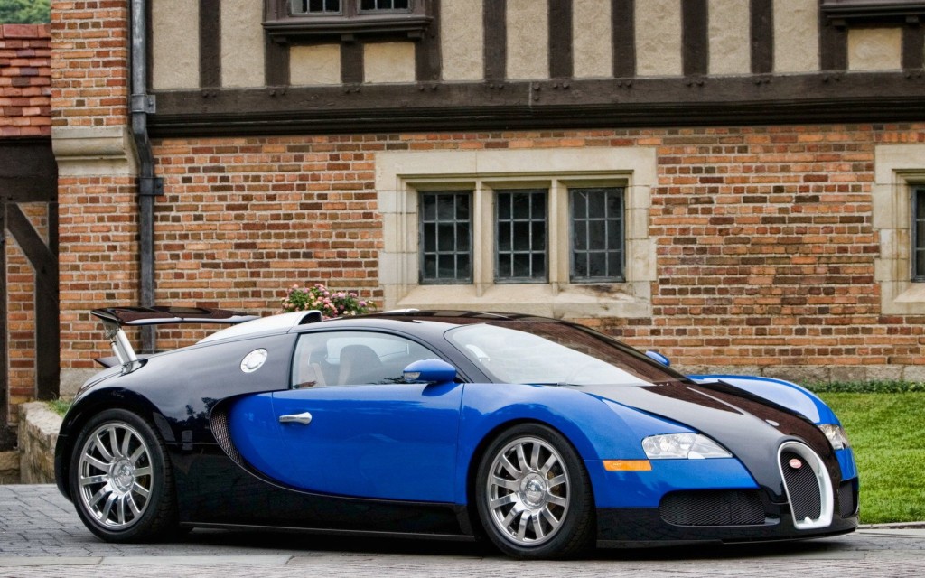 Black And Blue Bugatti Veyron Wallpaper