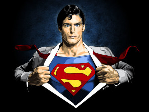 Superman Logo 3D Wallpaper