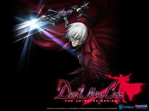 Dante Attacking devil may cry anime wallpaper