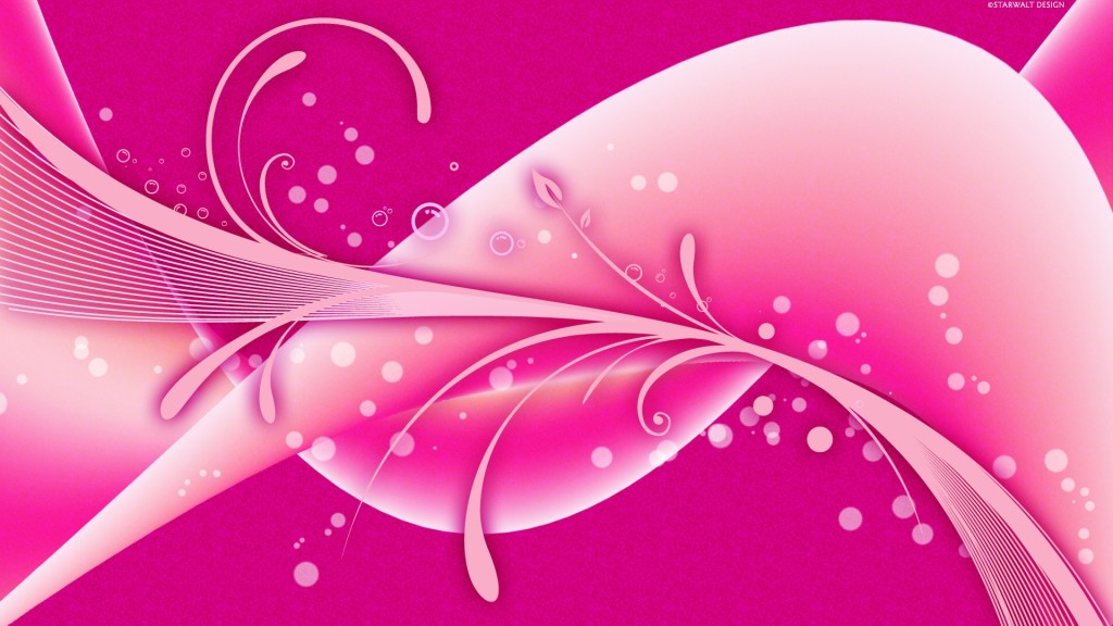 Pink Designs Vector Wallpaper
